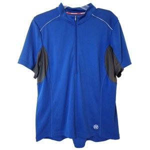 NOVARA Blue Cycling Jersey 1/2 Zip Pullover Men’s XL